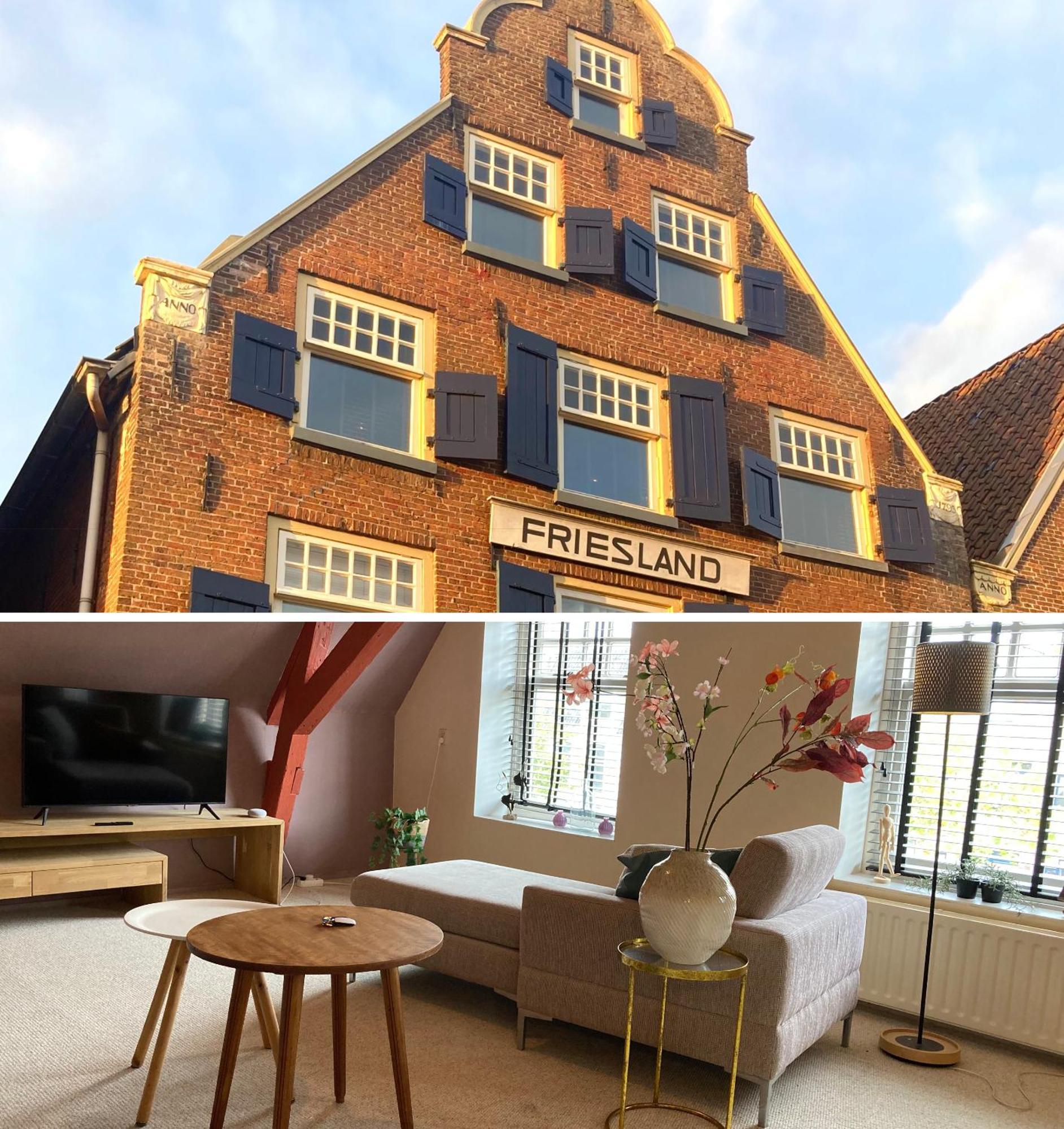 Elegant Appartement In Pakhuis Friesland Centrum Leeuwarden Luaran gambar
